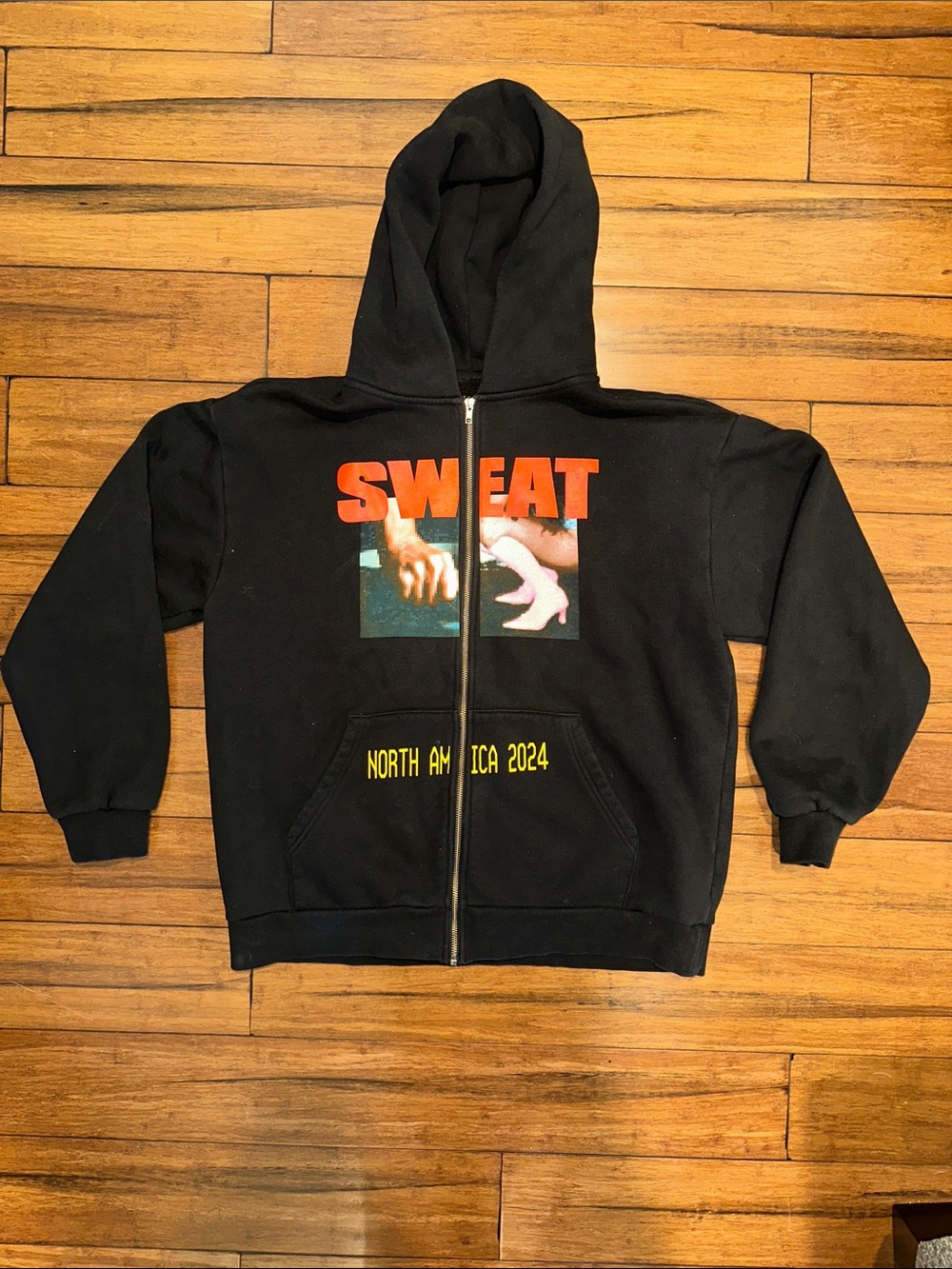 CHARLI XCX / TROYE SIVAN SWEAT TOUR HOODIE SIZE XL